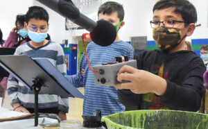'Don't touch that dial': North Elementary students bring history to life in new (old) way